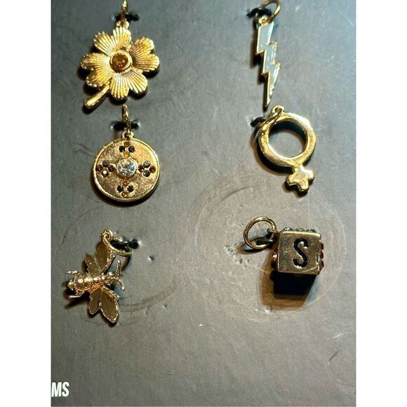 Steve Madden NWT jewelry gift boxed set necklace and charms - Picture 5 of 7